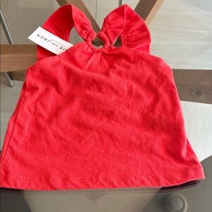 Janie and Jack Coral Sleeveless Top